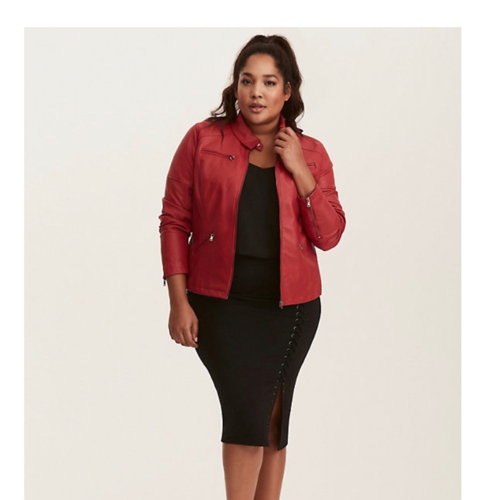 SEAMED MOTO JACKET